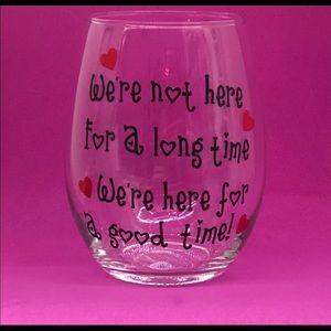 Good time wine glass